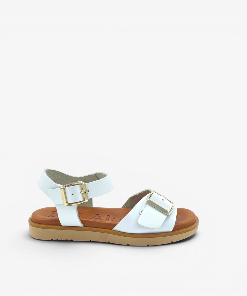 Sandalia plana PORTINATX color blanco