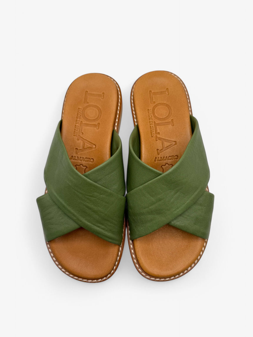 Sandalias planas MARIOLU kaki