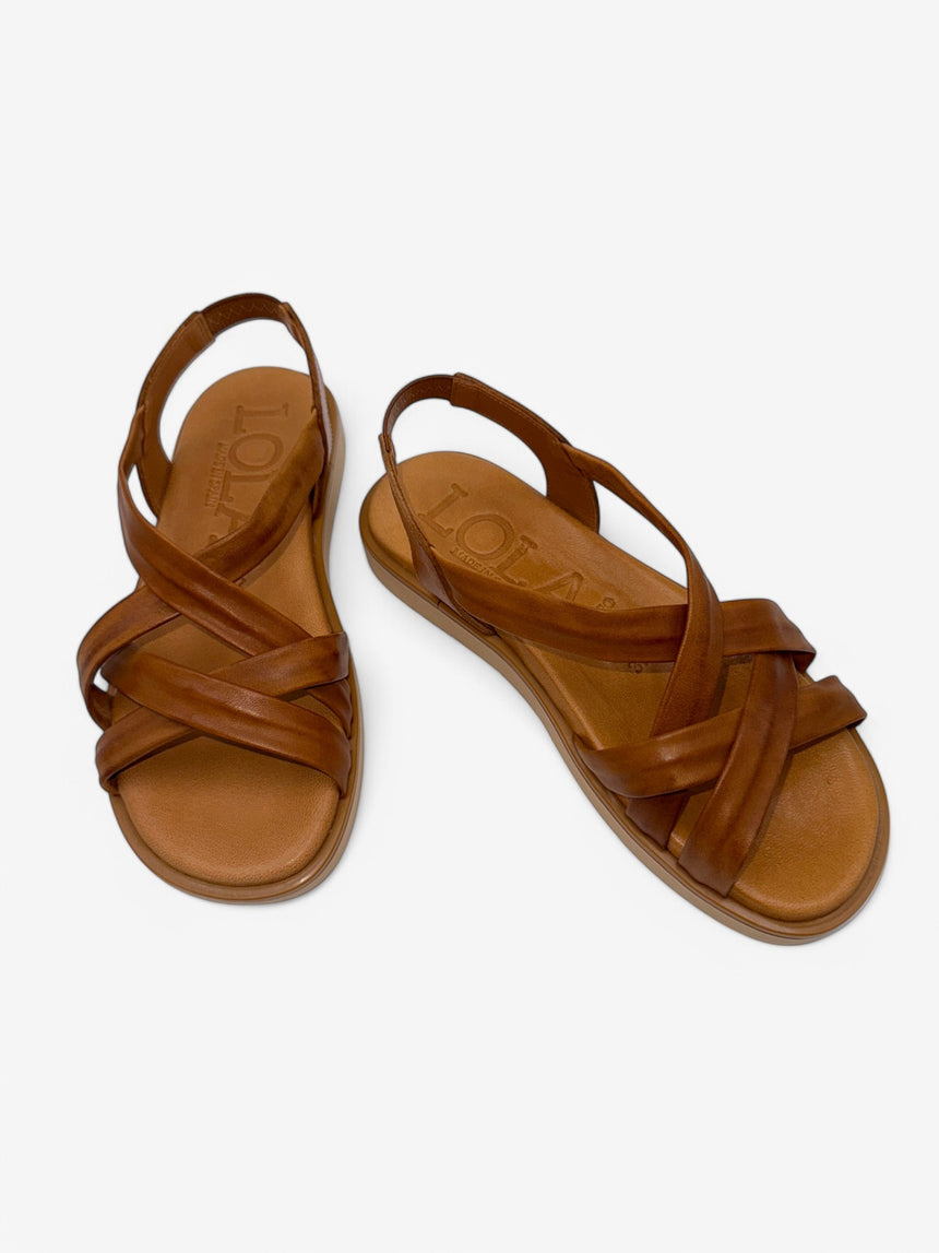 Sandalias planas ARIENZO avellana