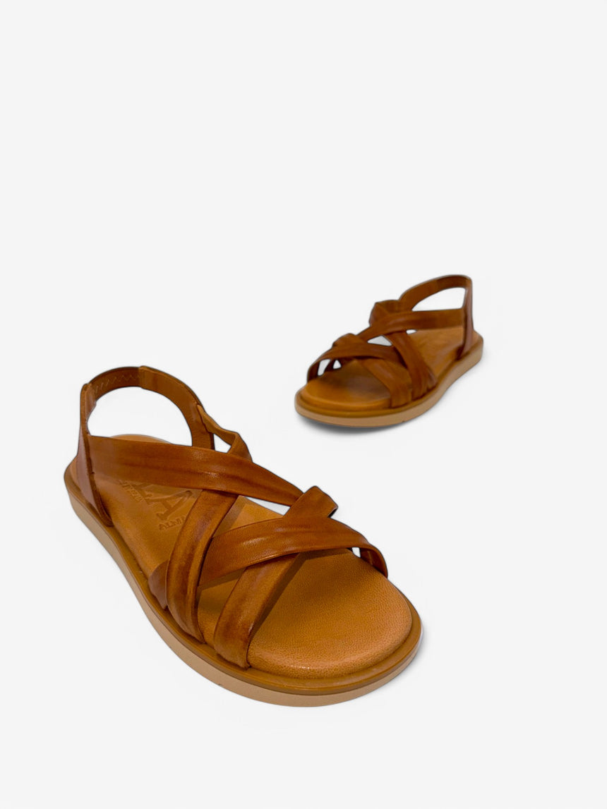 Sandalias planas ARIENZO avellana