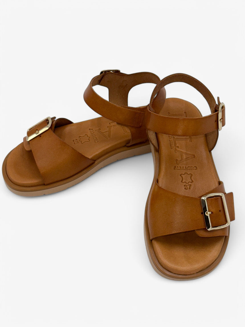 Sandalias planas LI COSSI avellana