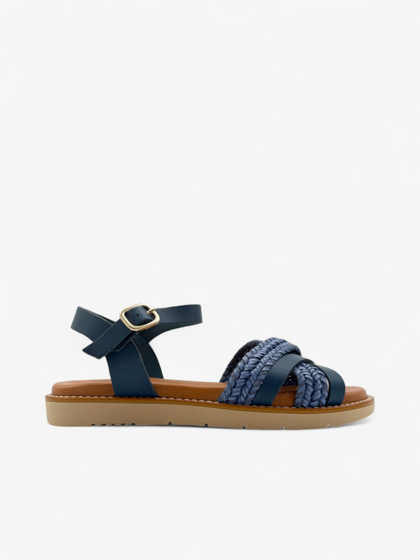 Sandalias planas MARMOLS jeans (muestra)