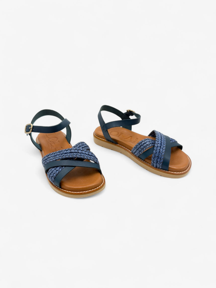 Sandalias planas MARMOLS jeans (muestra)