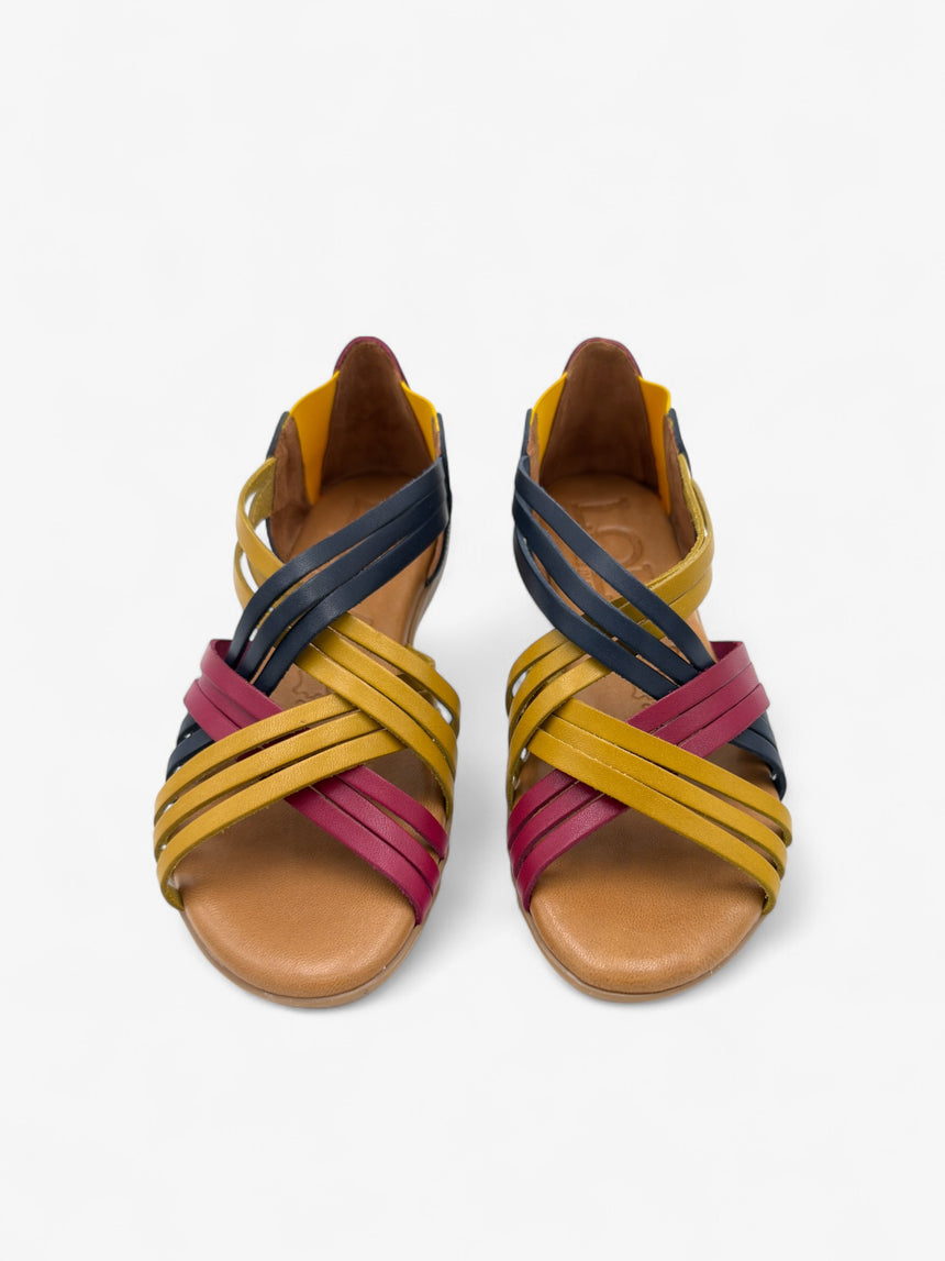 Sandalias planas ESCORXADA combi-berry (muestra)