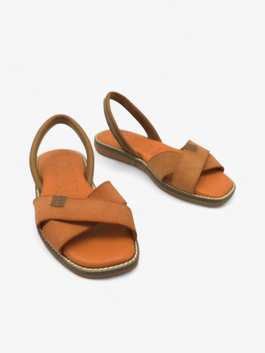 Menorquina plana MURTA naranja (muestra)