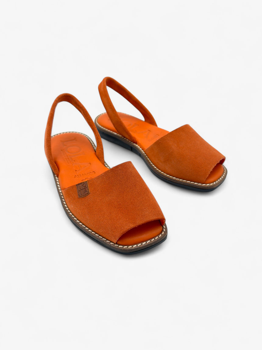 Menorquinas planas GALDANA naranja