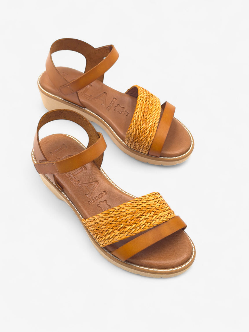 Sandalia con cuña M2 panamá (muestra)