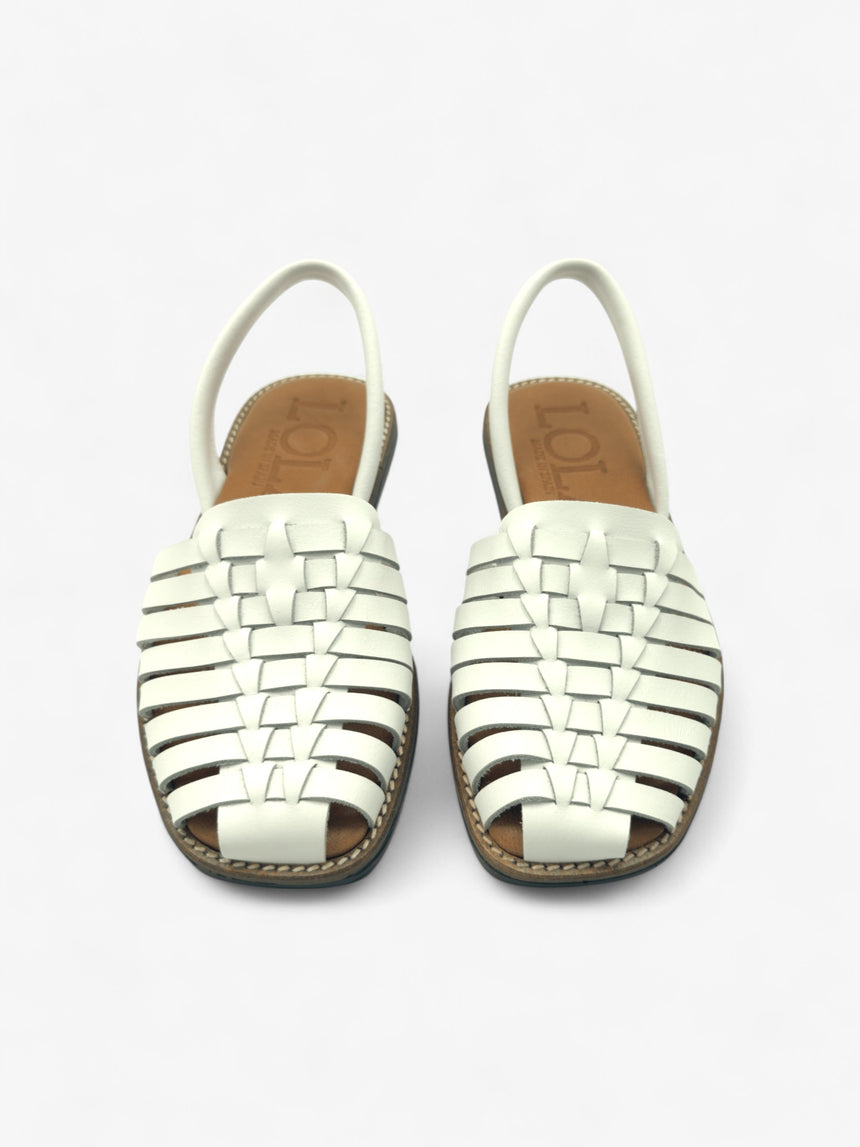 Menorquina plana Binigaus color blanco