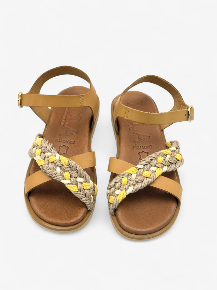 Sandalia plana con tiras cruzadas LOLA ALMAGRO