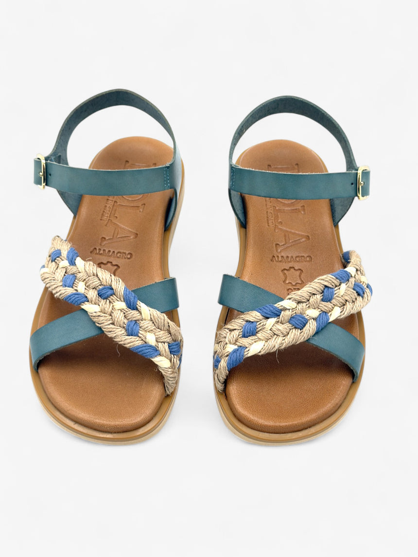 Sandalia plana con tiras cruzadas LOLA ALMAGRO