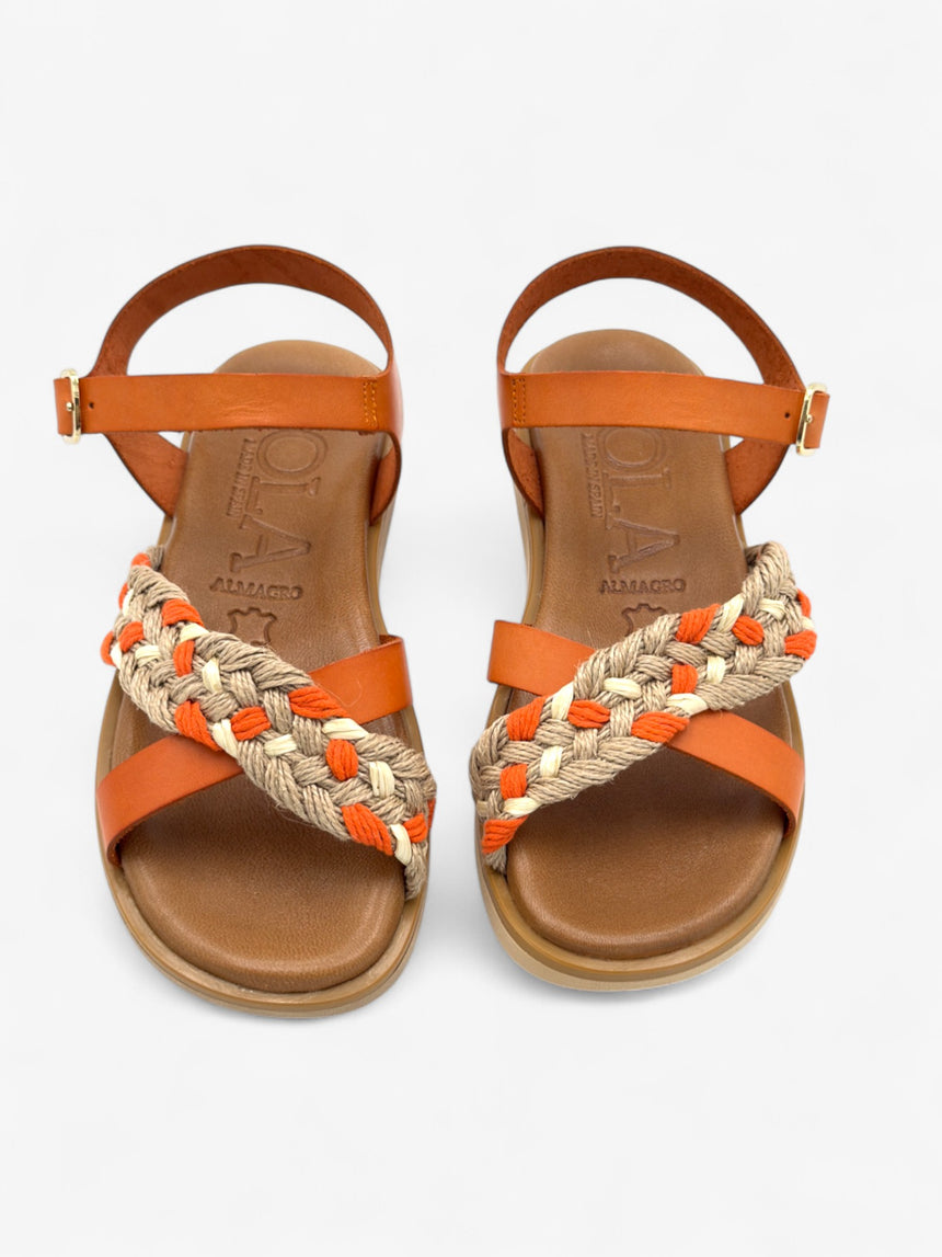 Sandalia plana con tiras cruzadas LOLA ALMAGRO