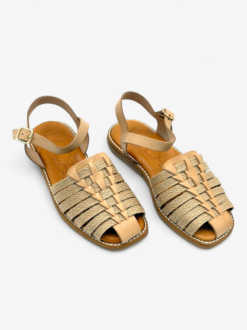 Sandalia plana Goploritze de yute LOLA ALMAGRO