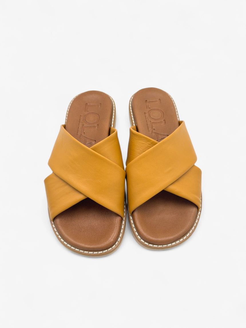 Sandalia plana tiras cruzadas Mariolu LOLA ALMAGRO