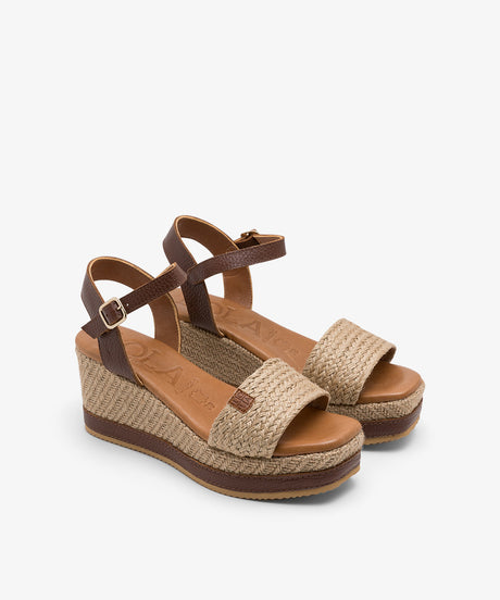 ESPART leather wedge sandals