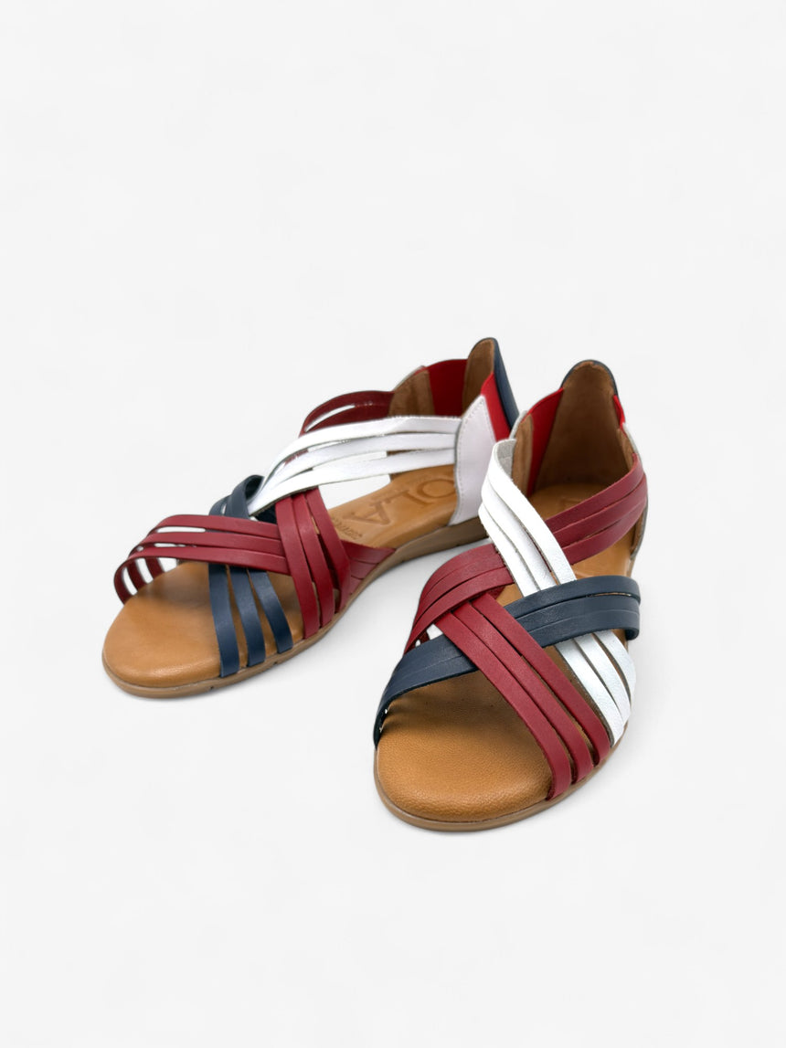 Sandalias planas ESCORXADA combi-blue (muestra)