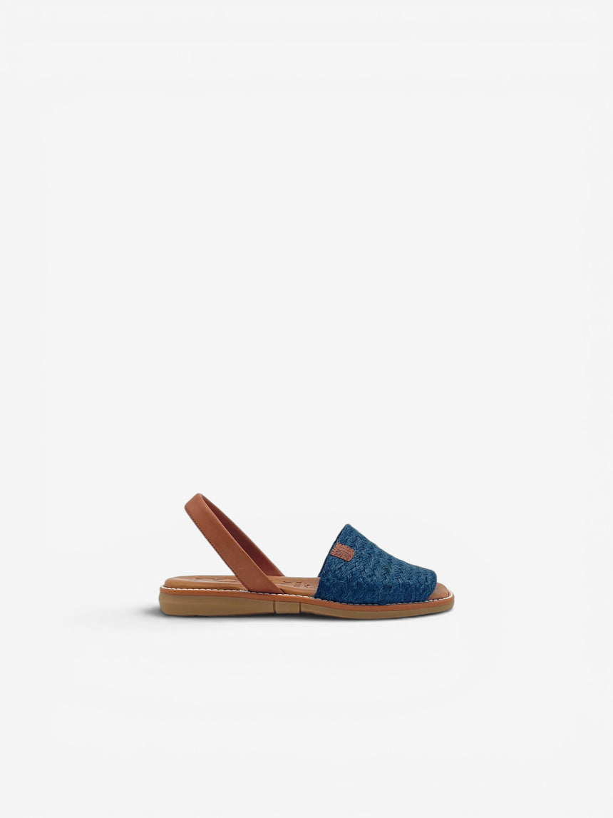 Menorquinas planas LITHICA Blue